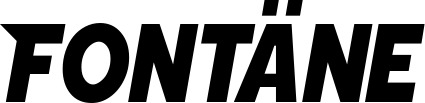Vorschau des Bootsnamens "Fontäne" als Schriftzug für "Style Neu 15"