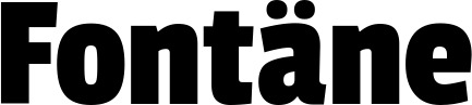 Vorschau des Bootsnamens "Fontäne" als Schriftzug für "Bootsbeschriftung Fett 30"