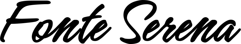 Vorschau des Bootsnamens "Fonte Serena" als Schriftzug für "Bootsbeschriftung Klassisch 71"