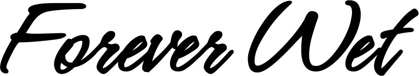 Vorschau des Bootsnamens "Forever Wet" als Schriftzug für "Bootsbeschriftung Klassisch 71"