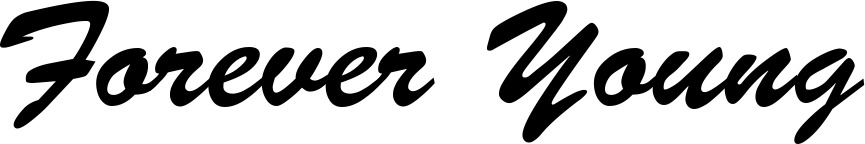Vorschau des Bootsnamens "Forever Young" als Schriftzug für "Bootsbeschriftung Klassisch 03"