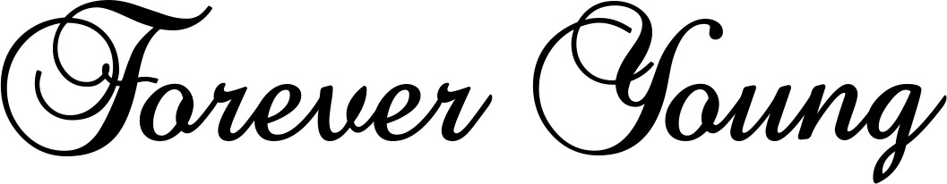 Vorschau des Bootsnamens "Forever Young" als Schriftzug für "Bootsbeschriftung Klassisch 02-A"