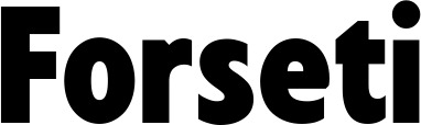 Vorschau des Bootsnamens "Forseti" als Schriftzug für "Bootsbeschriftung Fett 24"