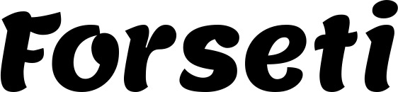 Vorschau des Bootsnamens "Forseti" als Schriftzug für "Bootsbeschriftung Neu 49"