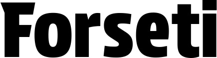 Vorschau des Bootsnamens "Forseti" als Schriftzug für "Bootsbeschriftung Fett 33"