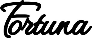 Vorschau des Bootsnamens "Fortuna" als Schriftzug für "Bootsbeschriftung Klassisch 111"