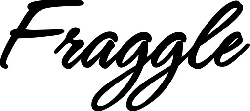 Vorschau des Bootsnamens "Fraggle" als Schriftzug für "Bootsbeschriftung Klassisch 71"