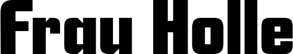 Vorschau des Bootsnamens "Frau Holle" als Schriftzug für "Style Neu 11"