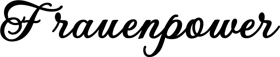 Vorschau des Bootsnamens "Frauenpower" als Schriftzug für "Bootsbeschriftung Klassisch 69"