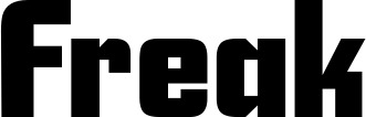 Vorschau des Bootsnamens "Freak" als Schriftzug für "Bootsbeschriftung Neu 11"
