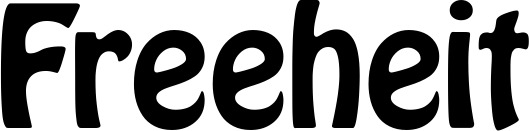 Vorschau des Bootsnamens "Freeheit" als Schriftzug für "Style Fett 01"