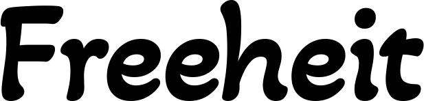 Vorschau des Bootsnamens "Freeheit" als Schriftzug für "Bootsbeschriftung Klassisch 103"
