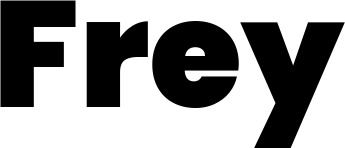 Vorschau des Bootsnamens "Frey" als Schriftzug für "Bootsbeschriftung Fett 31"