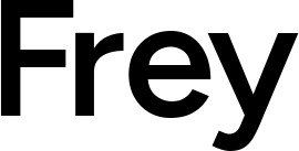 Vorschau des Bootsnamens "Frey" als Schriftzug für "Bootsbeschriftung Fett 18"