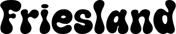 Vorschau des Bootsnamens "Friesland" als Schriftzug für "Bootsbeschriftung Neu 62"