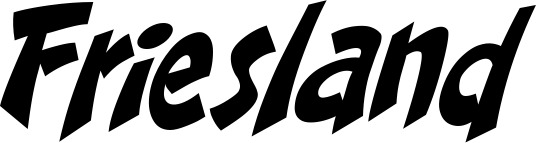 Vorschau des Bootsnamens "Friesland" als Schriftzug für "Bootsbeschriftung Klassisch 31"