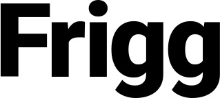 Vorschau des Bootsnamens "Frigg" als Schriftzug für "Bootsbeschriftung Fett 35"