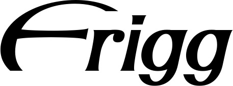Vorschau des Bootsnamens "Frigg" als Schriftzug für "Bootsbeschriftung Neu 08"