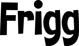 Vorschau des Bootsnamens "Frigg" als Schriftzug für "Bootsbeschriftung Klassisch 28"