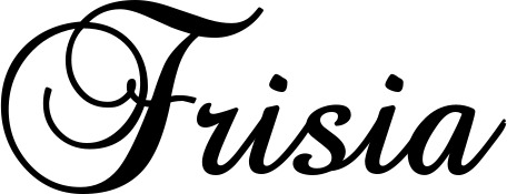Vorschau des Bootsnamens "Frisia" als Schriftzug für "Bootsbeschriftung Klassisch 02-A"