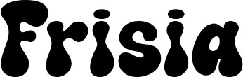Vorschau des Bootsnamens "Frisia" als Schriftzug für "Bootsbeschriftung Neu 62"