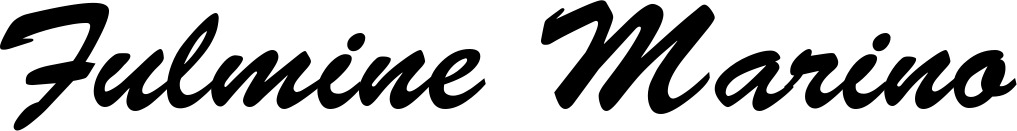 Vorschau des Bootsnamens "Fulmine Marino" als Schriftzug für "Bootsbeschriftung Klassisch 03"