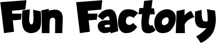 Vorschau des Bootsnamens "Fun Factory" als Schriftzug für "Bootsbeschriftung Neu 48"