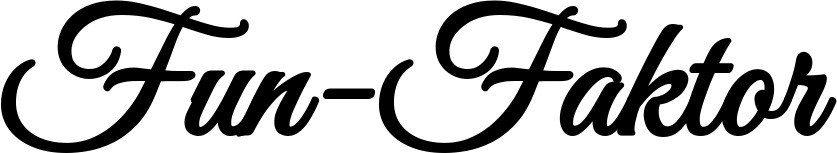 Vorschau des Bootsnamens "Fun-Faktor" als Schriftzug für "Bootsbeschriftung Klassisch 68"