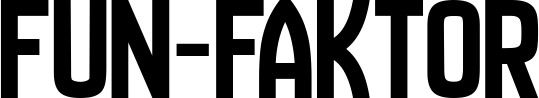 Vorschau des Bootsnamens "Fun-Faktor" als Schriftzug für "Bootsbeschriftung Neu 58"