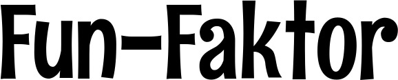 Vorschau des Bootsnamens "Fun-Faktor" als Schriftzug für "Bootsbeschriftung Neu 68"