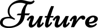 Vorschau des Bootsnamens "Future" als Schriftzug für "Bootsbeschriftung Klassisch 84"