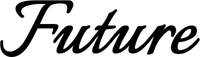 Vorschau des Bootsnamens "Future" als Schriftzug für "Bootsbeschriftung Klassisch 58"