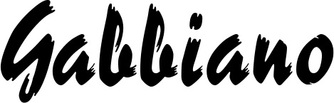 Vorschau des Bootsnamens "Gabbiano" als Schriftzug für "Bootsbeschriftung Neu 10"