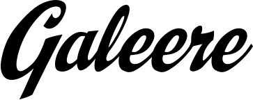 Vorschau des Bootsnamens "Galeere" als Schriftzug für "Bootsbeschriftung Klassisch 29"