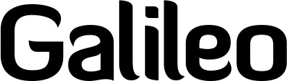 Vorschau des Bootsnamens "Galileo" als Schriftzug für "Bootsbeschriftung Normal 06"
