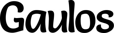 Vorschau des Bootsnamens "Gaulos" als Schriftzug für "Bootsbeschriftung Klassisch 94"