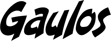 Vorschau des Bootsnamens "Gaulos" als Schriftzug für "Bootsbeschriftung Klassisch 31"