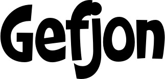 Vorschau des Bootsnamens "Gefjon" als Schriftzug für "Bootsbeschriftung Klassisch 28"