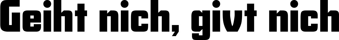 Vorschau des Bootsnamens "Geiht nich, givt nich" als Schriftzug für "Bootsbeschriftung Neu 11"