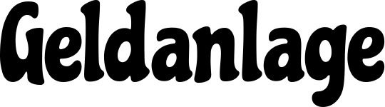 Vorschau des Bootsnamens "Geldanlage" als Schriftzug für "Bootsbeschriftung Klassisch 53"
