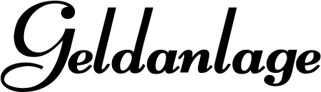 Vorschau des Bootsnamens "Geldanlage" als Schriftzug für "Bootsbeschriftung Klassisch 76-A"