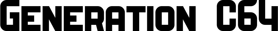 Vorschau des Bootsnamens "Generation C64" als Schriftzug für "Bootsbeschriftung Neu 34"