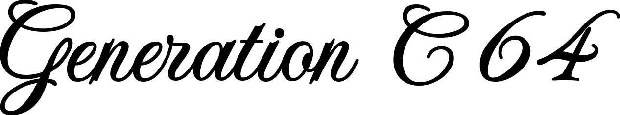 Vorschau des Bootsnamens "Generation C64" als Schriftzug für "Bootsbeschriftung Klassisch 70"