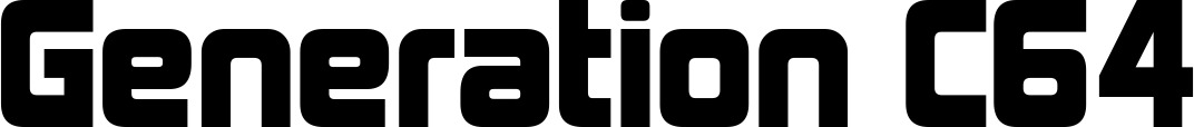 Vorschau des Bootsnamens "Generation C64" als Schriftzug für "Bootsbeschriftung Neu 25"