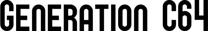 Vorschau des Bootsnamens "Generation C64" als Schriftzug für "Bootsbeschriftung Neu 43"