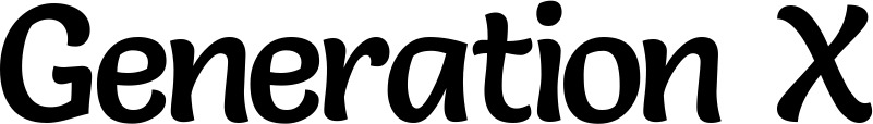 Vorschau des Bootsnamens "Generation X" als Schriftzug für "Bootsbeschriftung Klassisch 94"