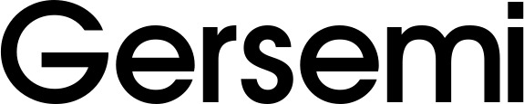 Vorschau des Bootsnamens "Gersemi" als Schriftzug für "Bootsbeschriftung Fett 19"