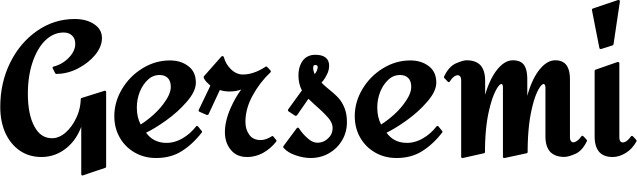 Vorschau des Bootsnamens "Gersemi" als Schriftzug für "Bootsbeschriftung Klassisch 37"