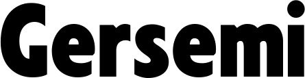 Vorschau des Bootsnamens "Gersemi" als Schriftzug für "Bootsbeschriftung Fett 24"