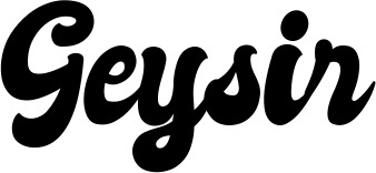 Vorschau des Bootsnamens "Geysir" als Schriftzug für "Bootsbeschriftung Klassisch 41"